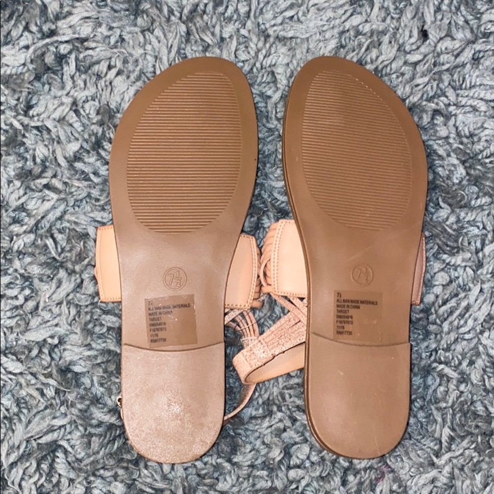 Mossimo Supply Co. Tan Sandals - Picture 2 of 2